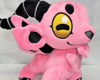Pink Baphomet Goat Plushie