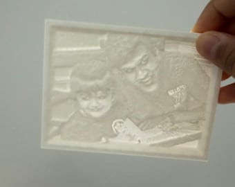 3D Printed Lithophane | Personalized Photo Gift | Custom Picture
