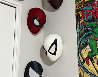 Spider Hero Mask | Wall Display & Wearable | 4 Styles | Cosplay Prop