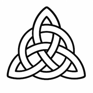 Celtic Knot SVG PNG Cut File, Irish Symbol Cricut Design, Trinity Knot Digital Download