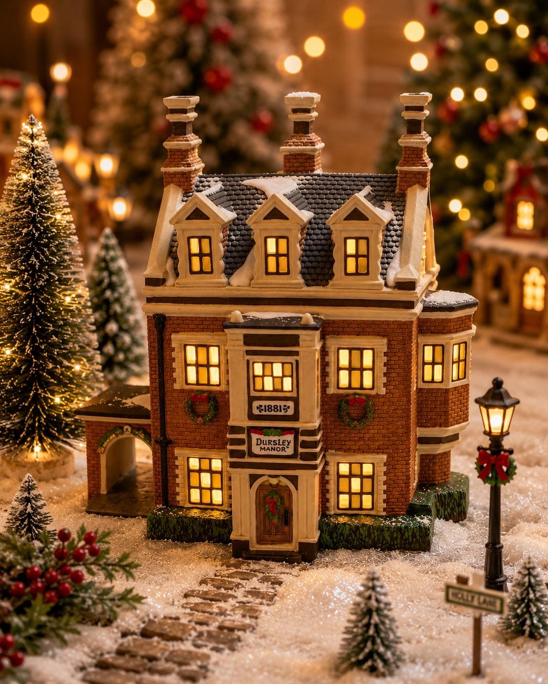 Dickens Porcelain Houses Village - Etsy