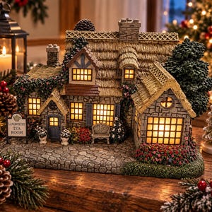 Thomas Kinkade Christmas Clock - Etsy