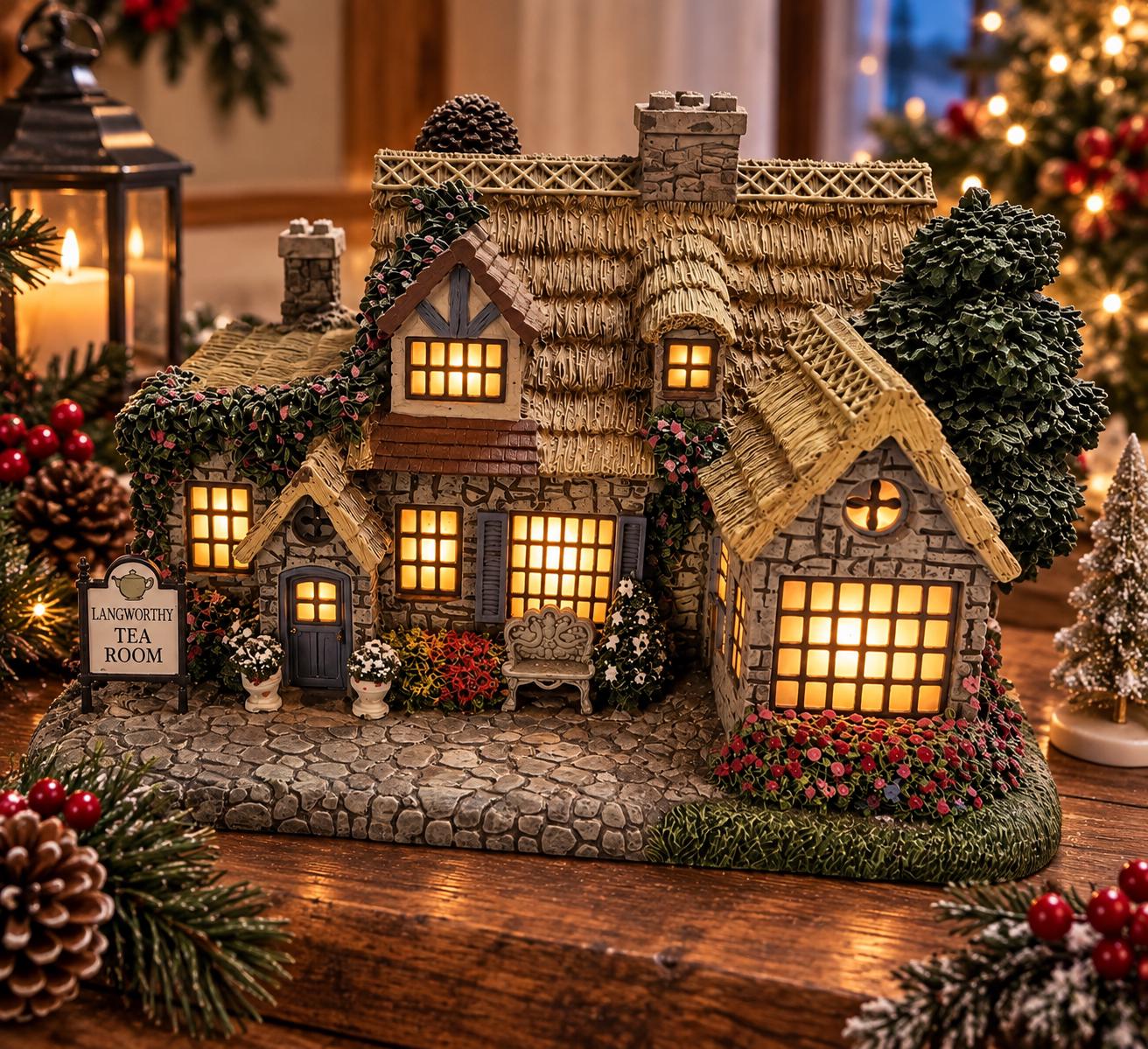 Thomas Kinkade Christmas Village - Etsy
