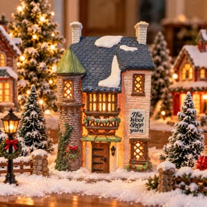 Dickens Porcelain Houses Village - Etsy