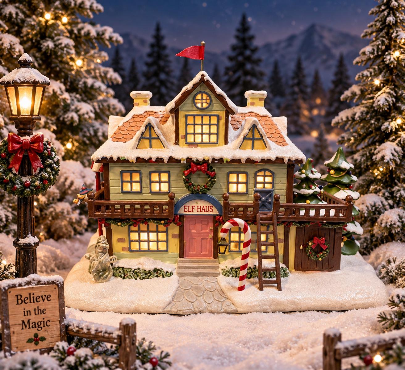 Hawthorne Village Rudolphs Christmas Town Village Collection - Etsy