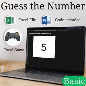 Guess the Number Game - Microsoft Excel Mini Game