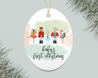 Nutcracker Custom Oval Ornament Gift