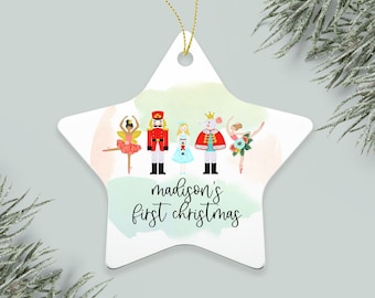 Nutcracker Custom Star Ornament Gift