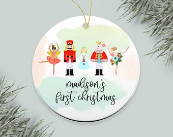 Nutcracker Custom Circle Ornament Gift