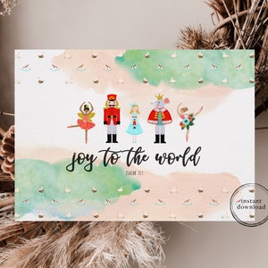 Nutcracker Christmas Bible Verse Wall Art Gift image 6