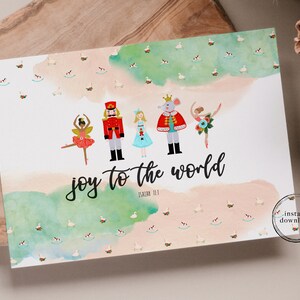 Nutcracker Christmas Bible Verse Wall Art Gift image 3