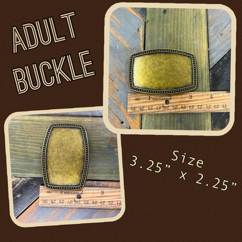 photo of buckle with measurements