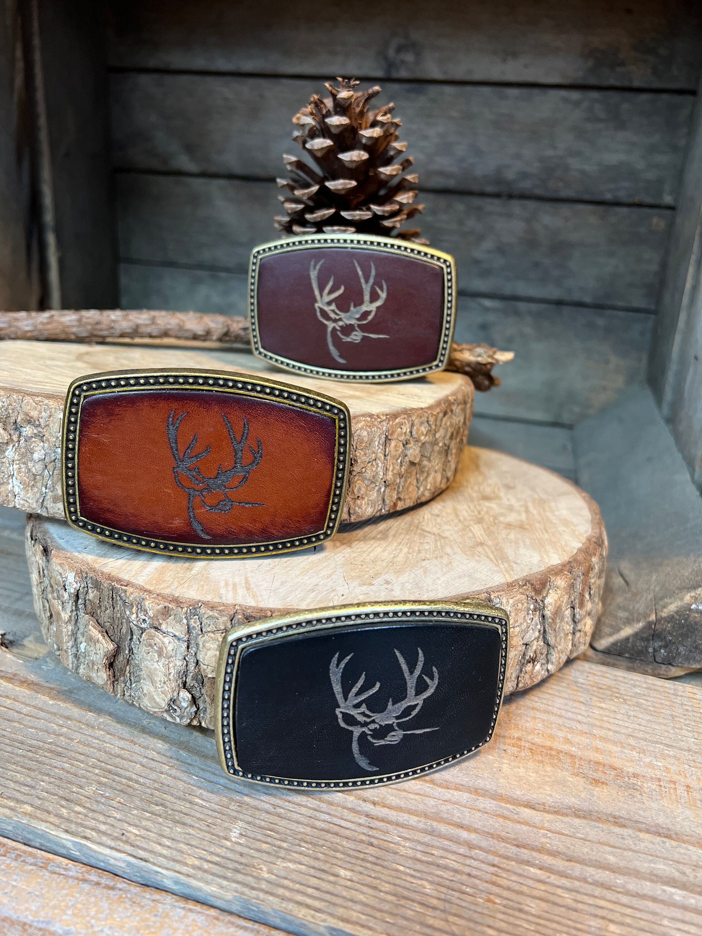 Antler hot sale belt buckle