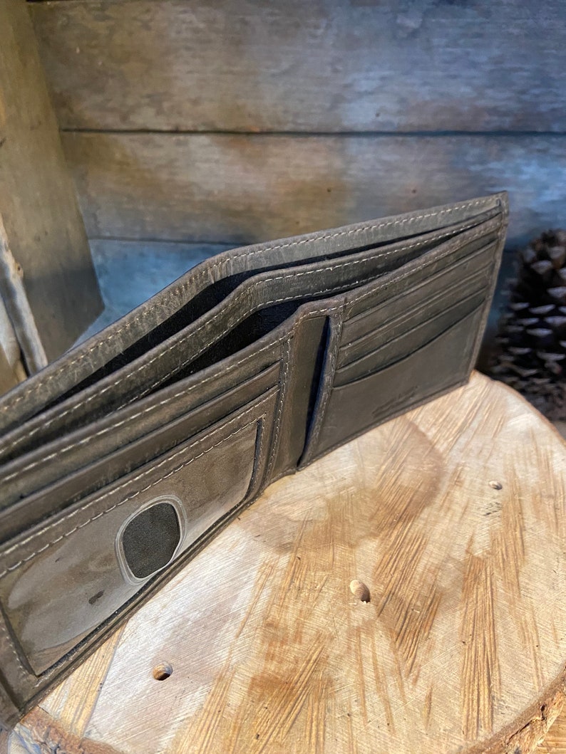 Personalized Wallet: Leather Bifold -engraved Message Gift - Etsy