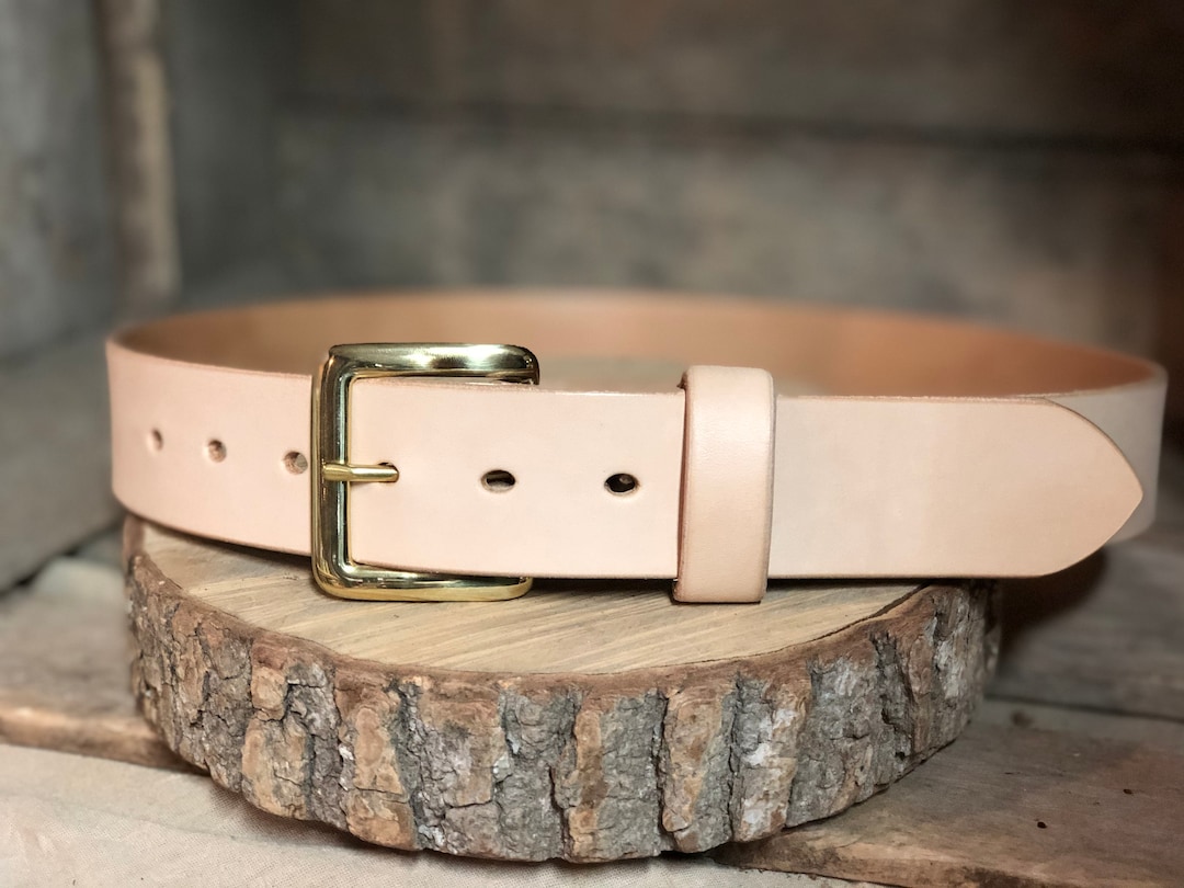 Cream 2025 leather belt