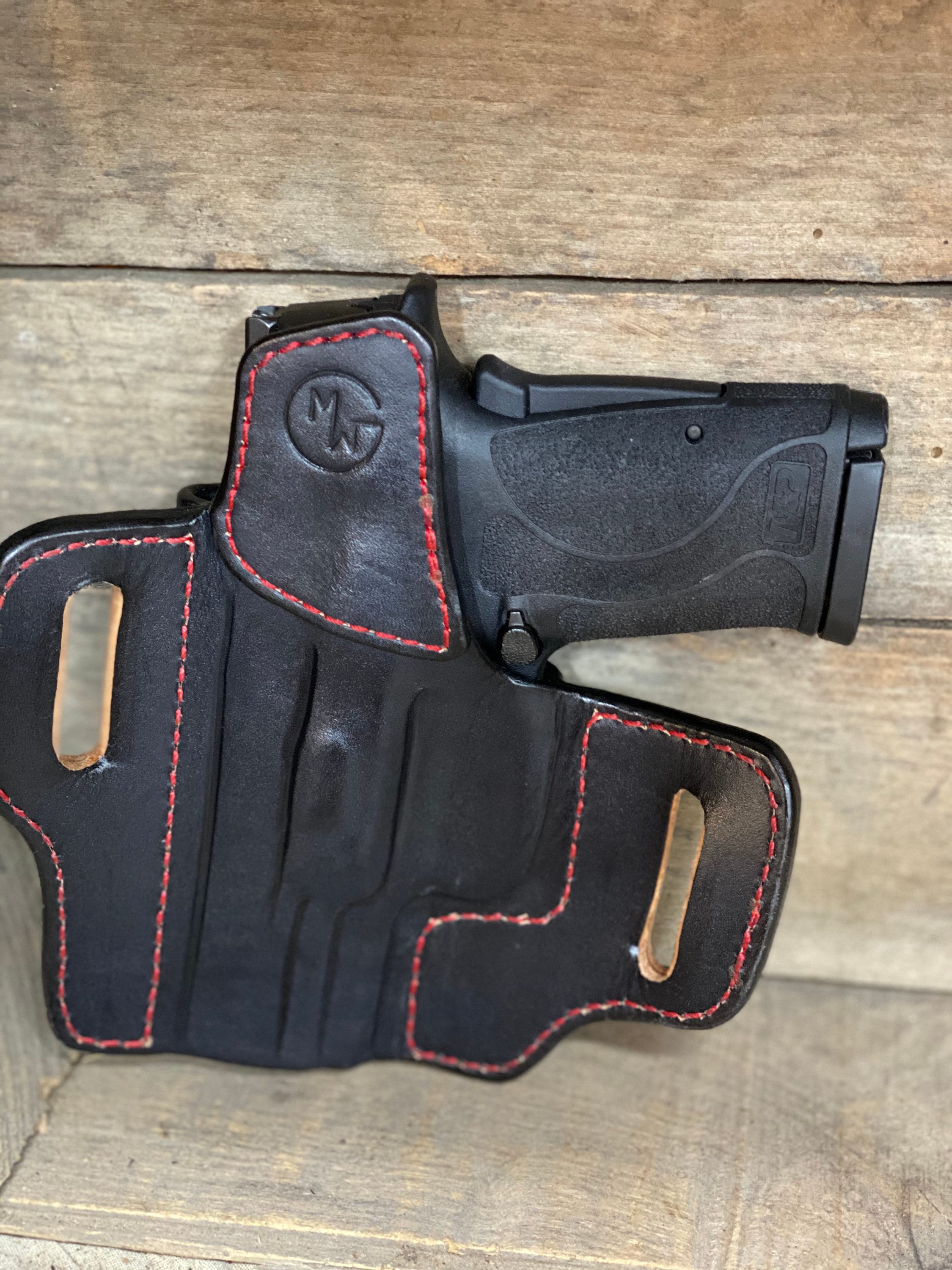 Leather Holster Custom Made Pancake Style OWB Concealed Carry Etsy UK