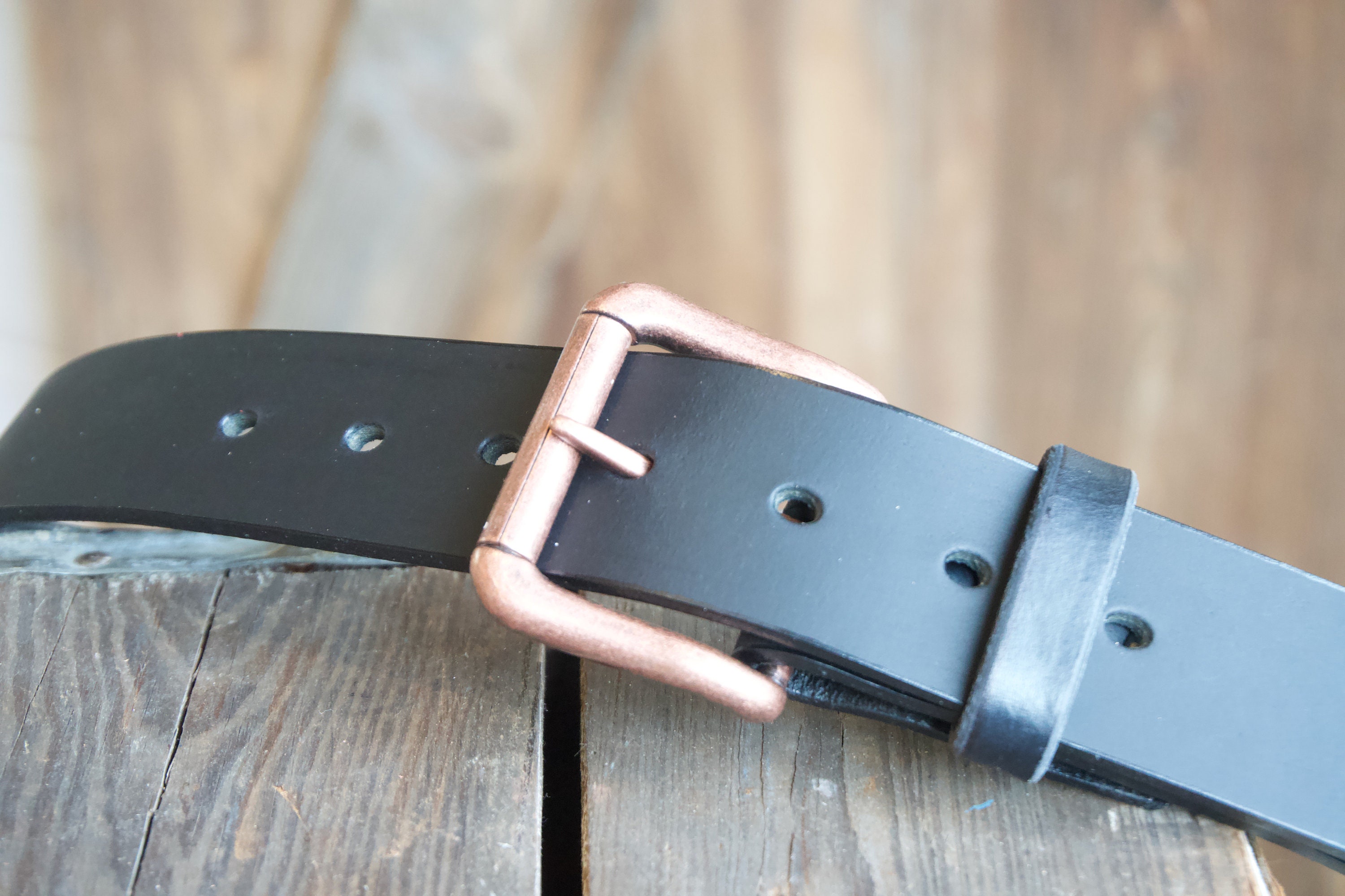 ENGLISH BRIDLE Leather Belt -hand-stitched- Personalized Full