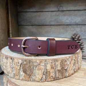 Leather Kids Belt /Children&#39;s/toddlers leather Belt hunting-deer-little boys 1&quot; width, Personalized kids belt, Christmas Gift-