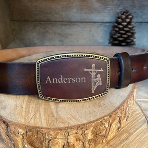Lineman Belt buckle - Custom made Lineman leather buckle | Lineman gift buckle | what to get a lineman| Personalized buckle
