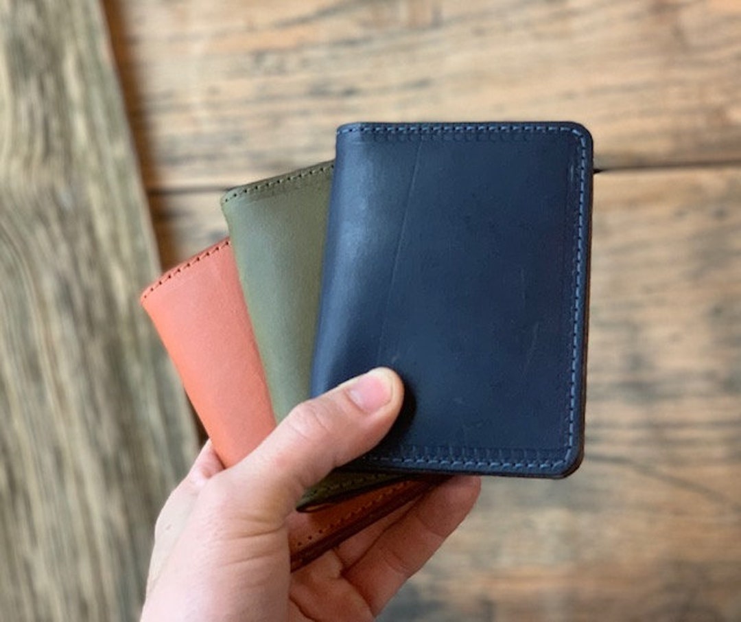 Source Hybrid Snap Closure Leather Wallet Custom Mens Vertical