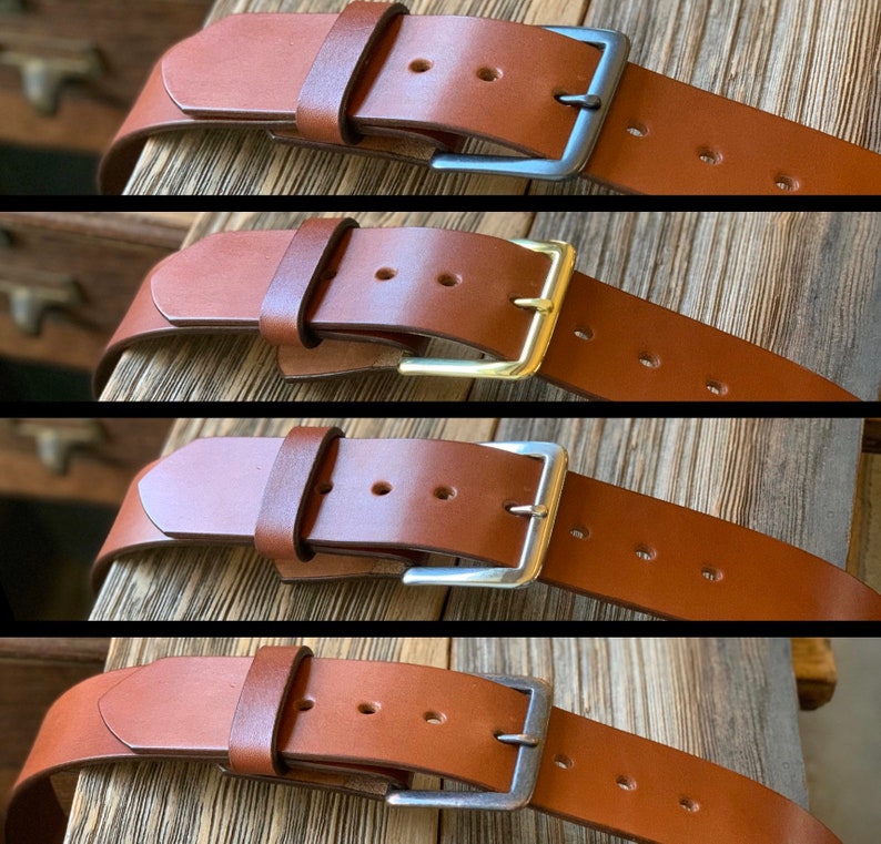 1 3/4 Wide Black Leather Belt-Full Grain English bridle Belt-Men's Leather belt, handmade, personalization, great gift graduation groomsmen image 8