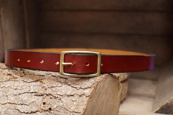 full-grain leather dress belt Casual Black Dress Belt The Freelance Belt Genuine Leather