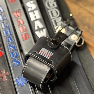 Funkgerät aus Leder - Handgefertigter Funkgerätehalter