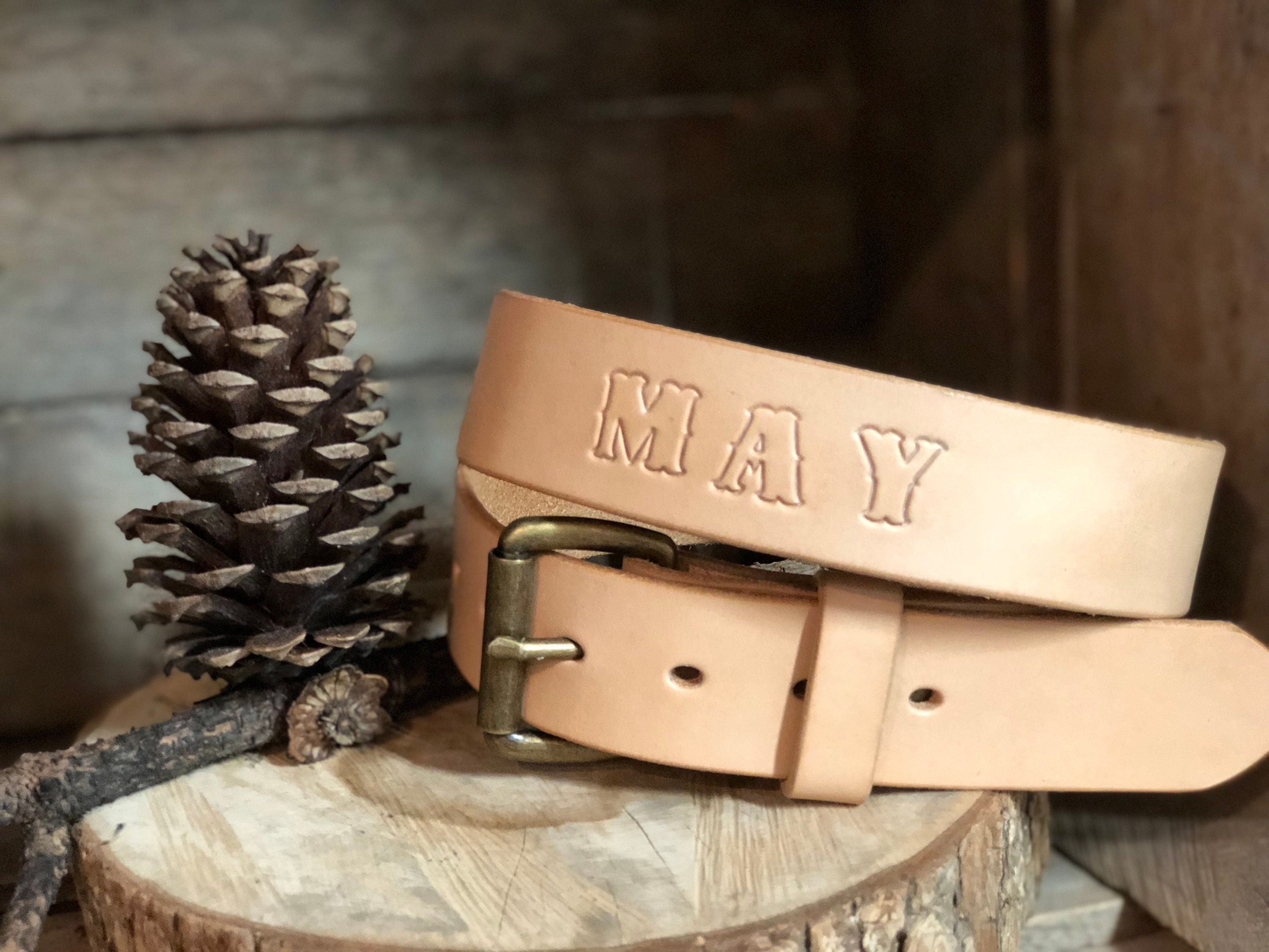 Natural Vegetable Tanned Leather Belt Blanks - 38mm – Crafts By
