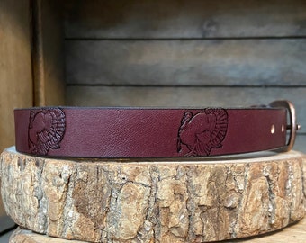 Leather Kids Belt /Children's/toddlers leather Belt Cow, pig, tractor belt-little boys 1" width, Personalized kids belt, Christmas Gift-Farm