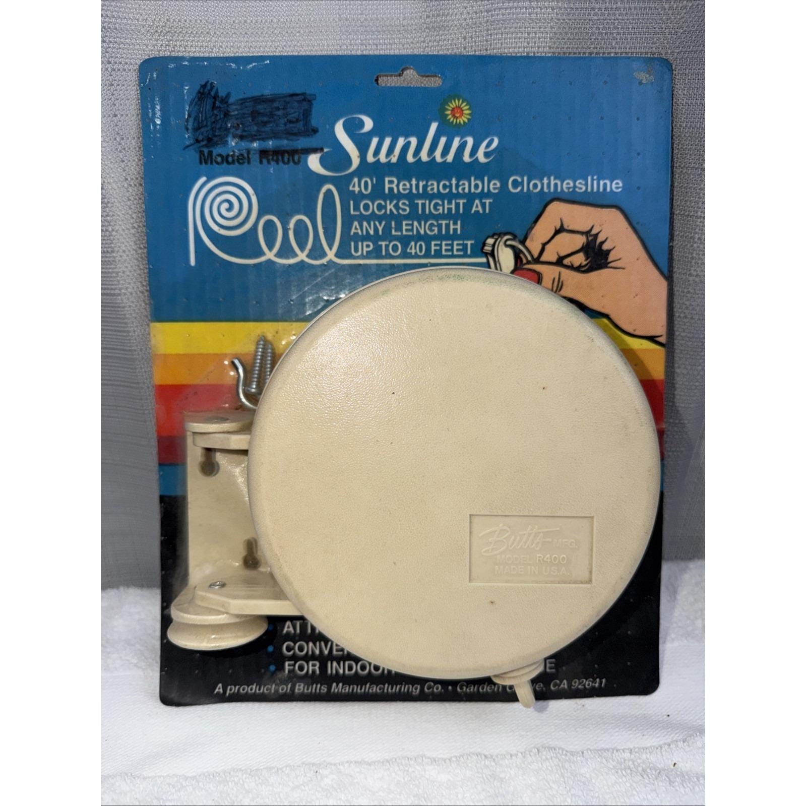 物干し紐　ランドリーライン　アンティーク　アメリカ製　1930年代〜50年代 Vintage Retractable Clothesline - Etsy