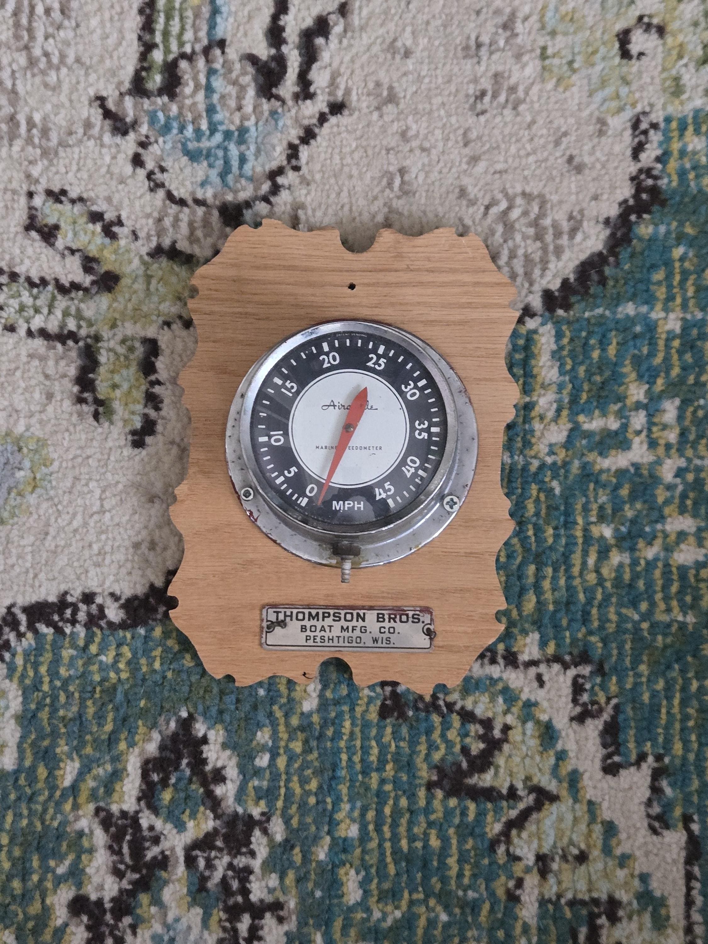 Vintage Boat Speedometer - Etsy