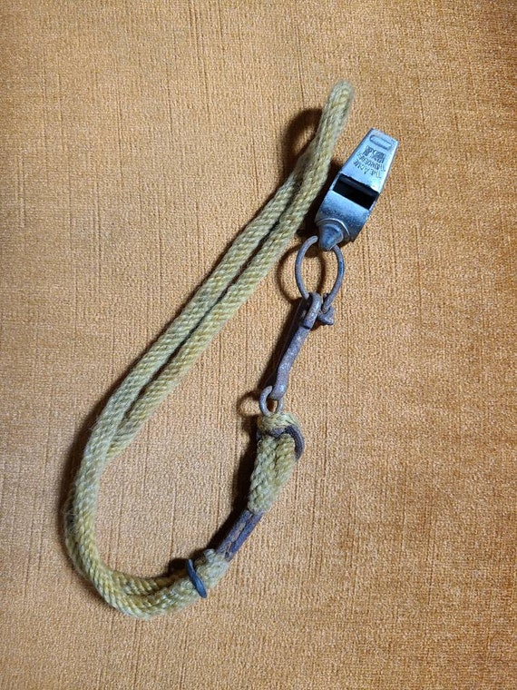 Vintage Coach Whistle England ACME THUNDERER, lanière d'origine - Canada