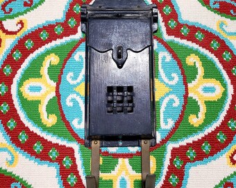 Mailbox Hanging Cabins Metal Numbered Antique Set