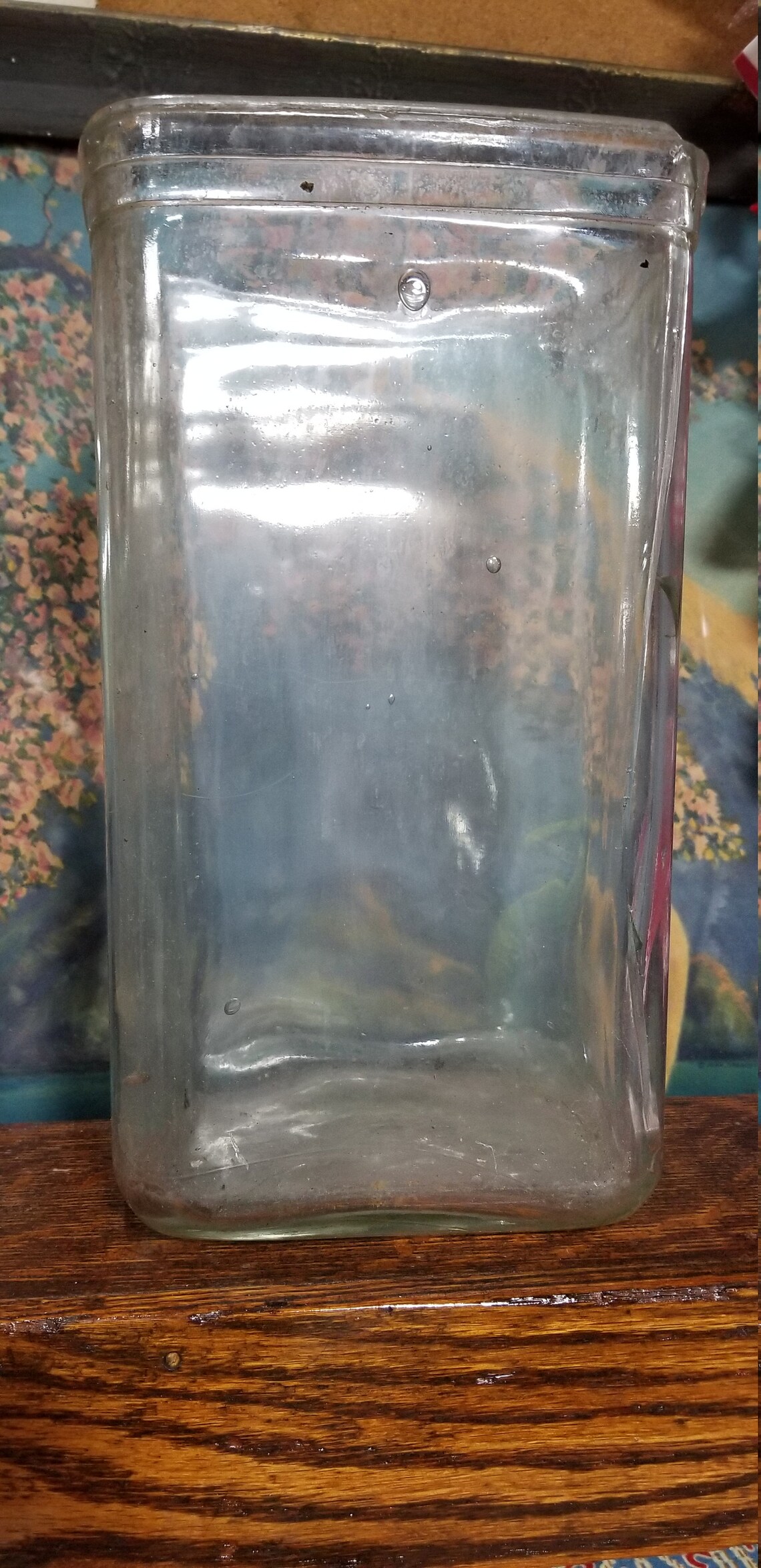 Vintage Glass Battery Jar Etsy