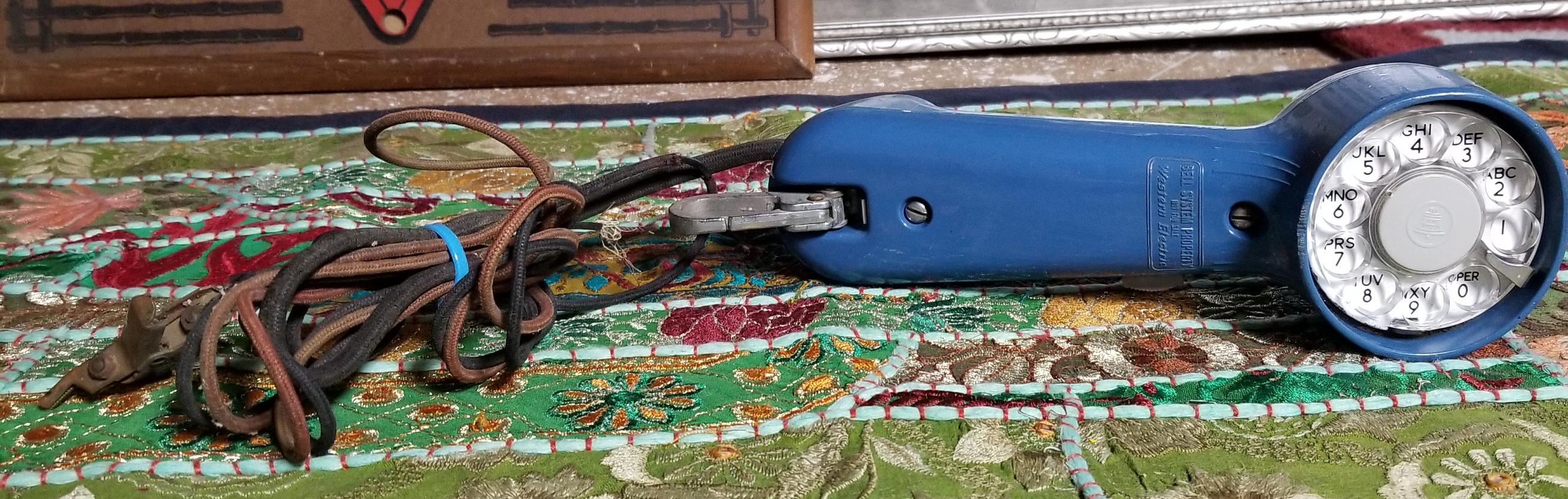 Vintage Bell System Western Electric Blue Telephone Line Test