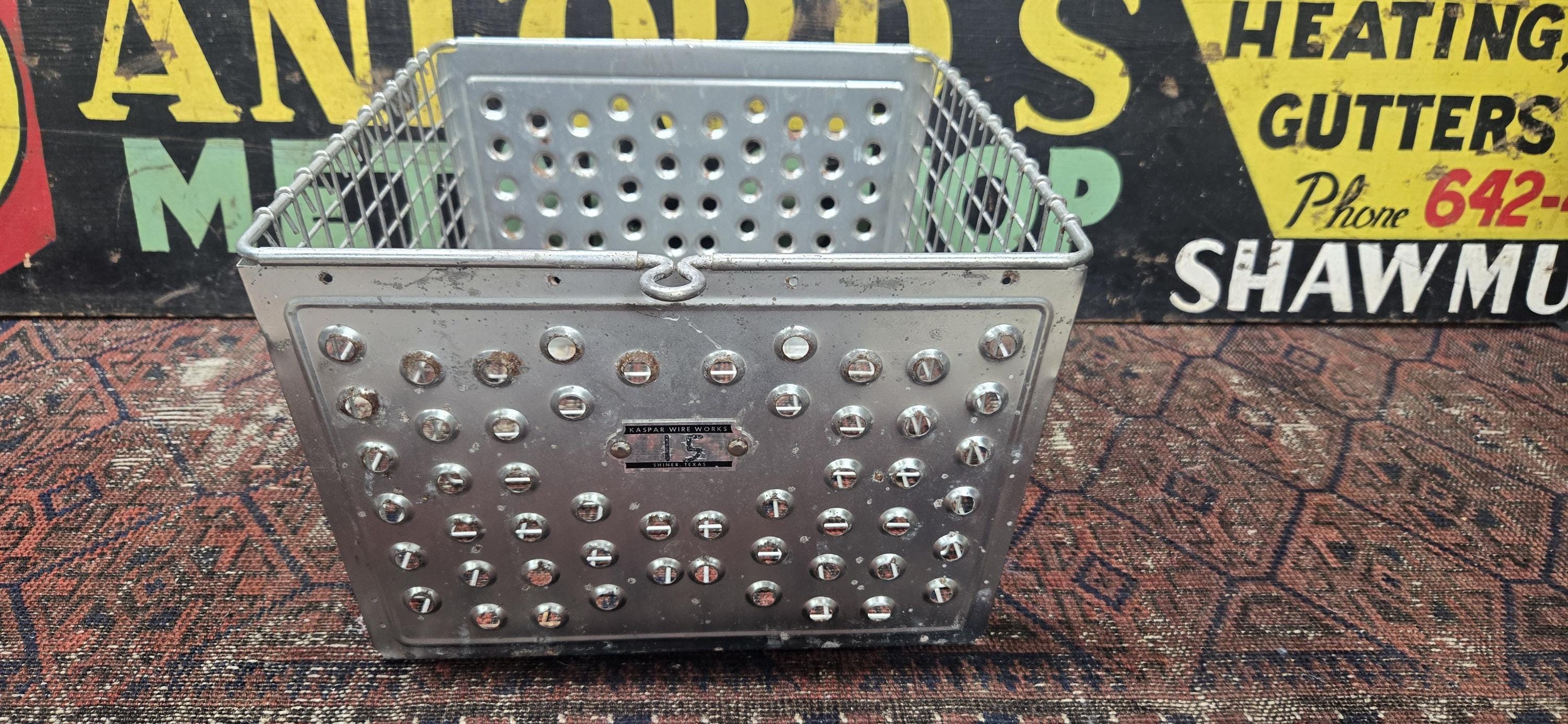 Kaspar Wire Locker Basket - Etsy