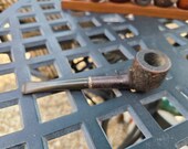 Vintage Royal Demuth Thick Chunky Mid-Century Modern Tobacco Smoking Pipe Tight Stem