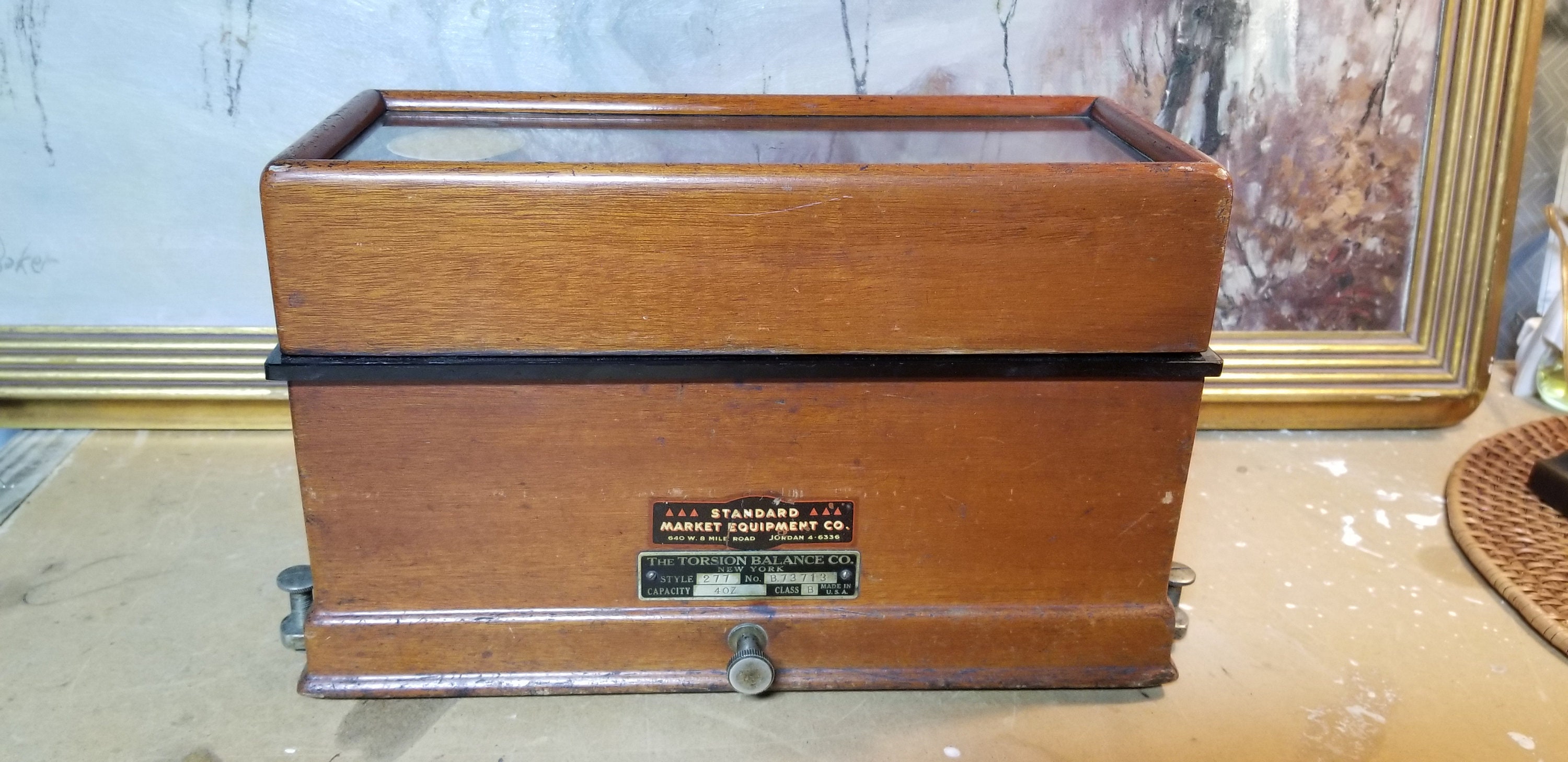 Vintage Torsion Balance Scale by Torsion Balance Co. Model RX1 Working