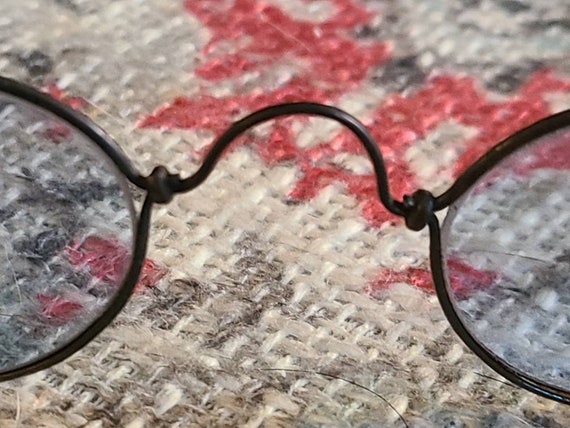 Civil War Era Victorian Wire Eyeglasses Eye Wear … - image 3