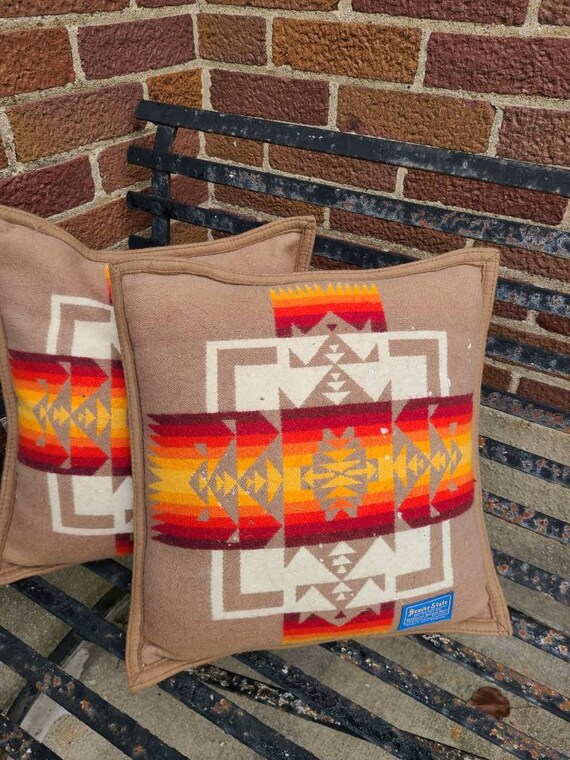 2 Vintage Original Beaver State Pendleton Blanket Pattern - Etsy 日本