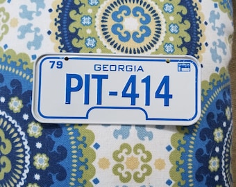 Vintage 1979 Mini Automobile Tin License Georgia GA Souvenir Plate