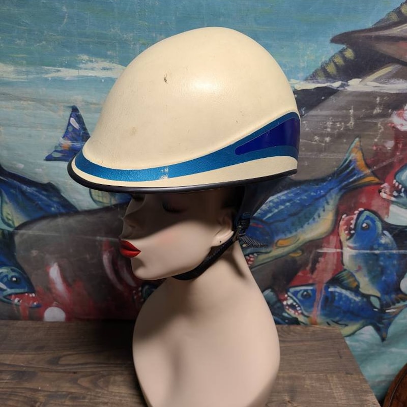 Classic Silver Motorcycle Half Face Helmet main image 1