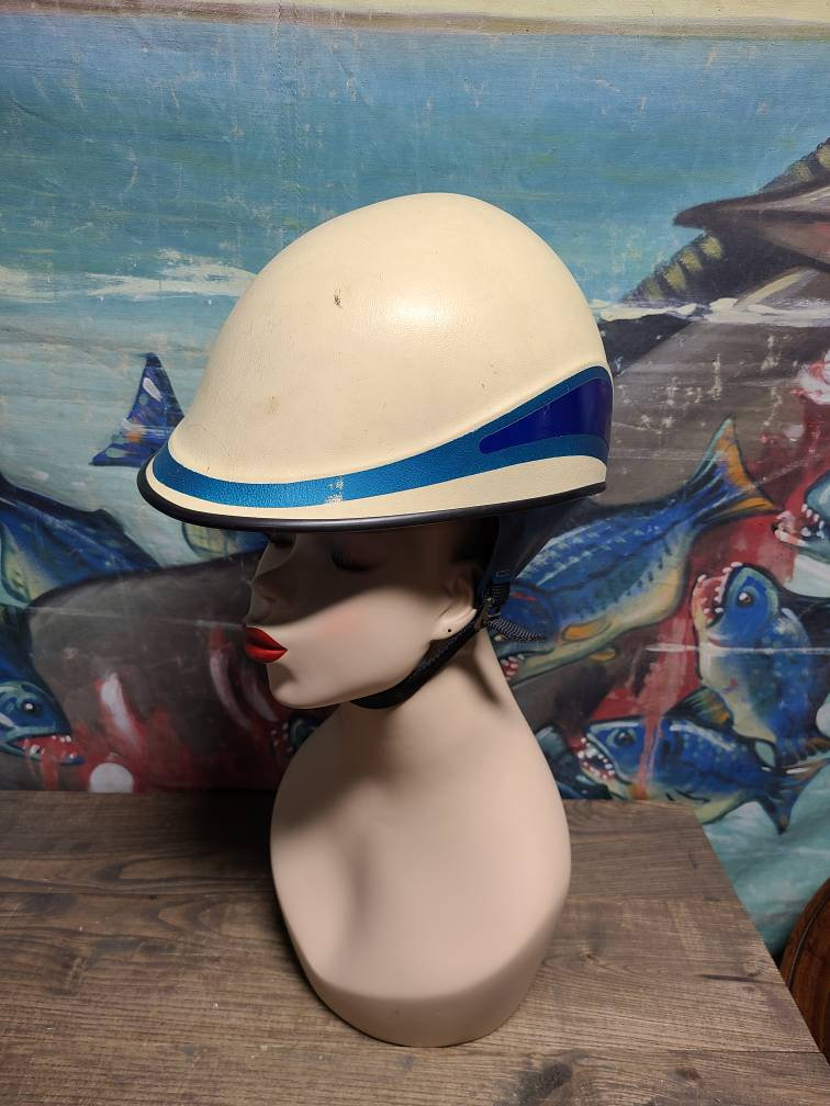 Vintage 1960s Motorcycle Helmet - Etsy
