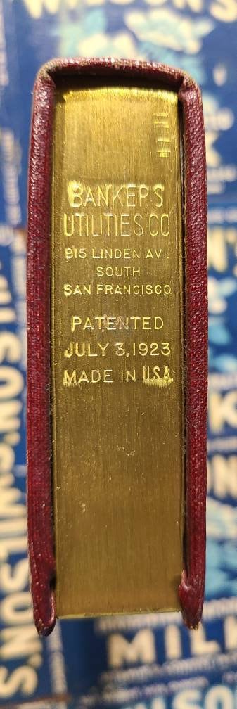1923 Bankers Utility Co Portable Safe Savings Book Still Bank | Etsy