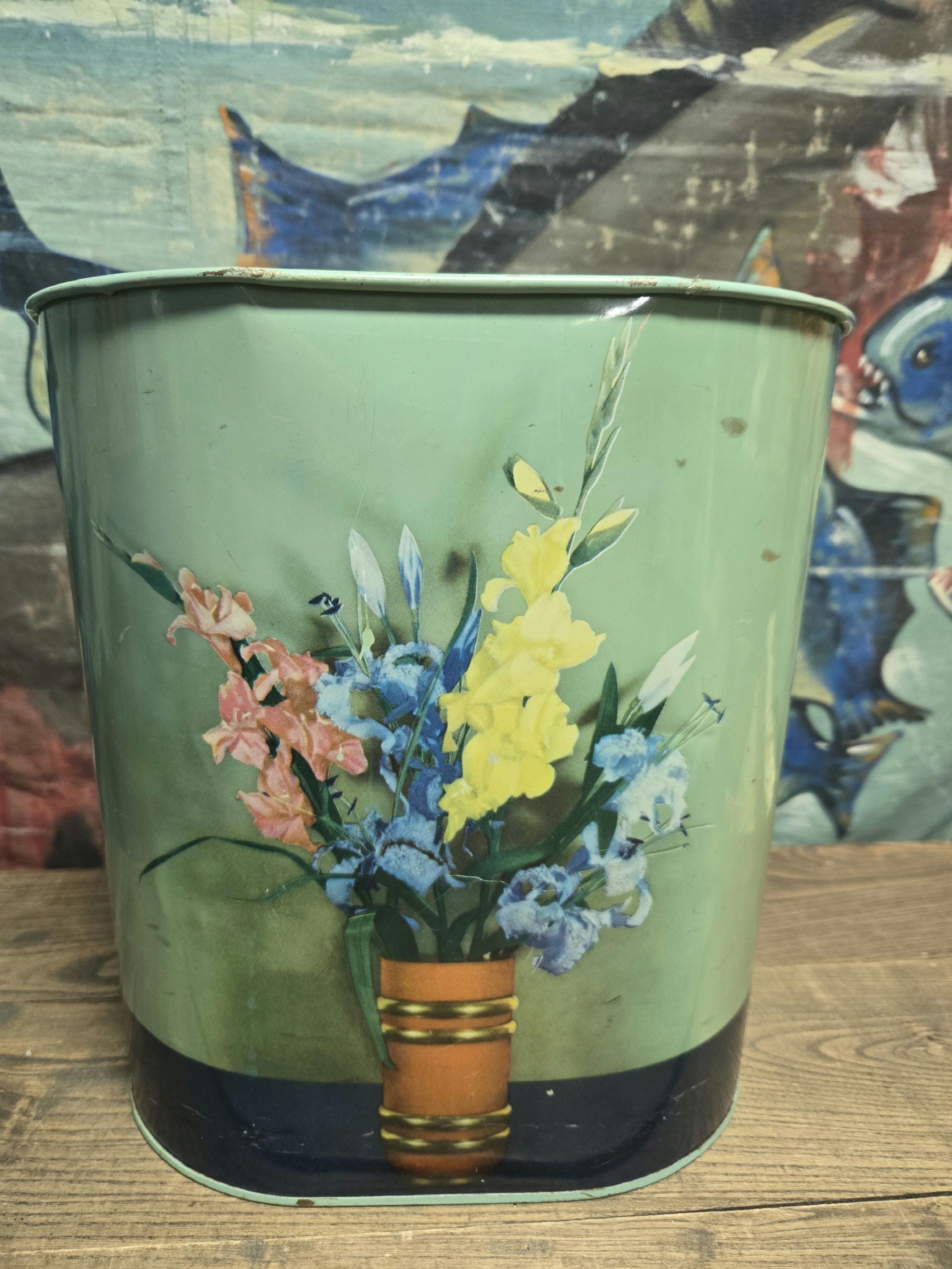 1960s Garbage Can - Etsy