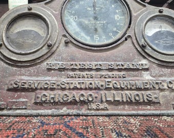 Vintage Service Station Equipment Co Chicago Victometer Tachometer US Navy Military Equipment used Gizmo