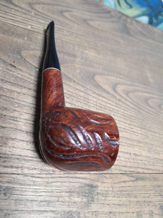 Vintage 1950's Old School Savoy Pine Dr. Grabow Estate Find Tobacco Smoking  Pipe Tight Stem