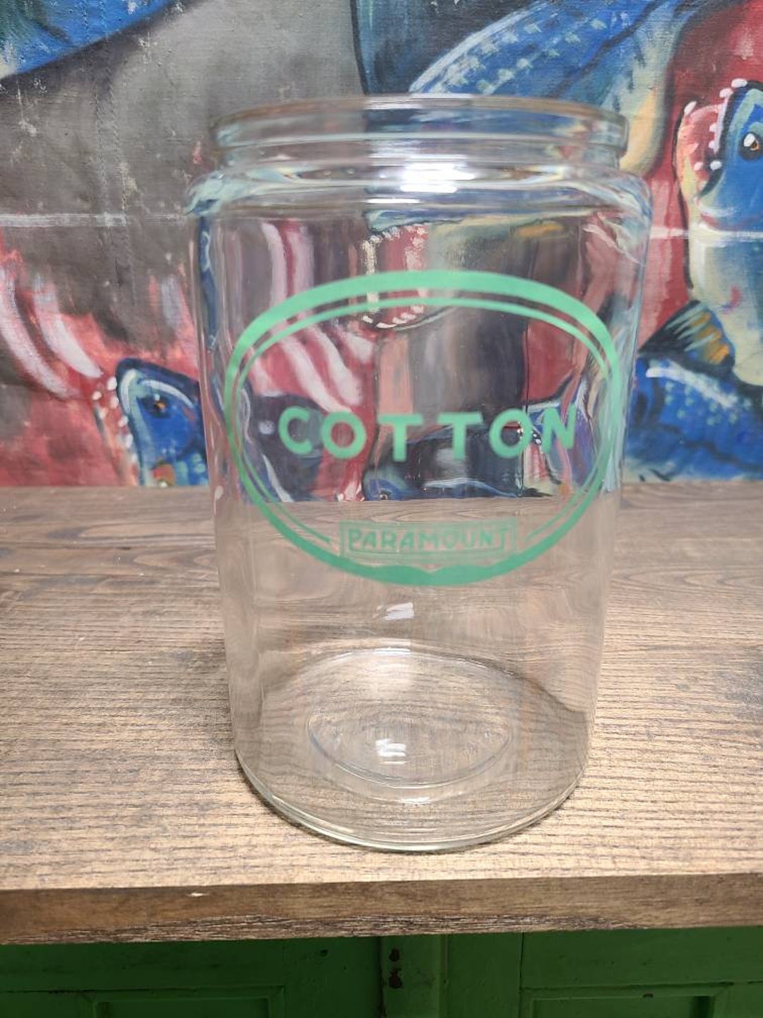 Vintage Medical Office Paramount Cotton Sterilizer Glass Jar Doctor's