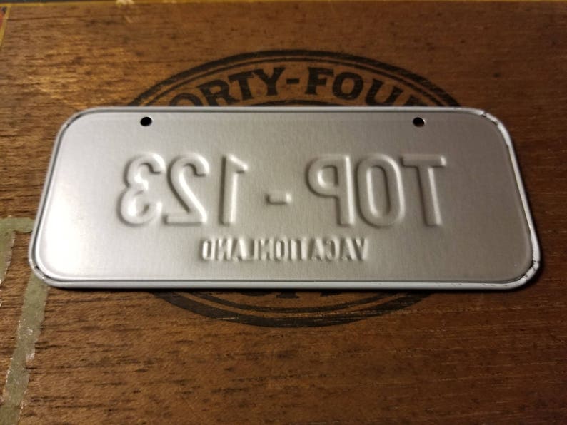 Vintage 1979 Mini Automobile Tin License Plate Maine Me State - Etsy