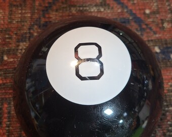 1980's Original Magic Answering Fortune Telling Mattel 8 Ball Game